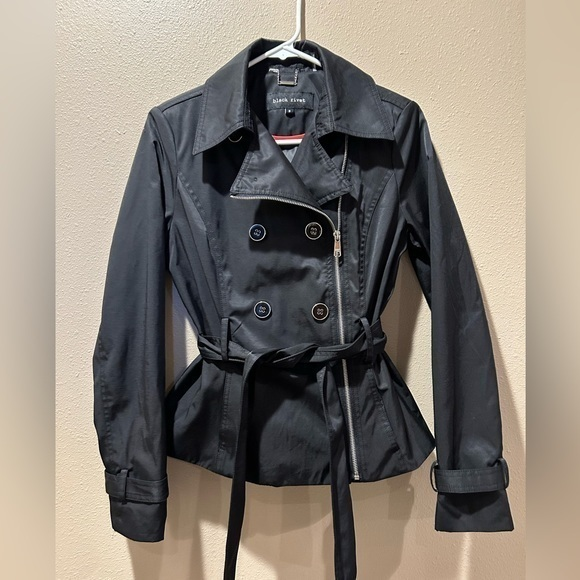 Ladies Black Rivet Jacket‎ - Picture 1 of 7